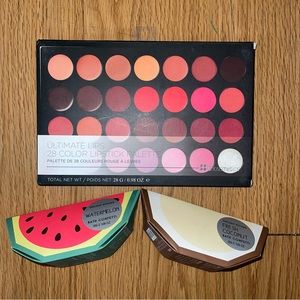 Bath confetti/ lip palette bundle